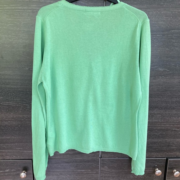 Sandwich Pale Green Cardigan Large - Picture 7 of 8